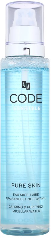 AA Cosmetics CODE Sensible Pure Skin мицеларна почистваща вода