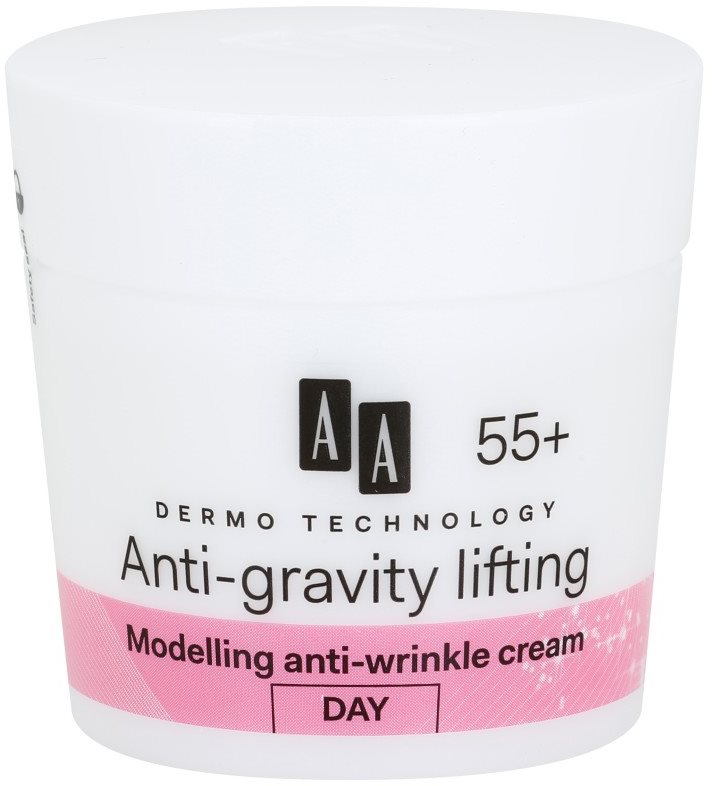AA Cosmetics Dermo Technology Anti-Gravity Lifting Modelerende Crème met Anti-Rimpel Werking 55+