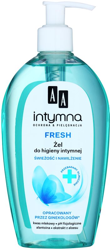 AA Cosmetics Intimate Fresh gel per l'igiene intima con aloe vera