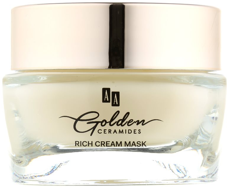 AA Cosmetics Golden Ceramides máscara creme restauradora com ouro