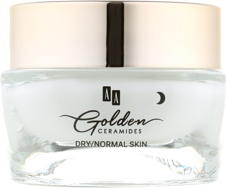 AA Cosmetics Golden Ceramides intenzivní noční krém s regeneračním účinkem