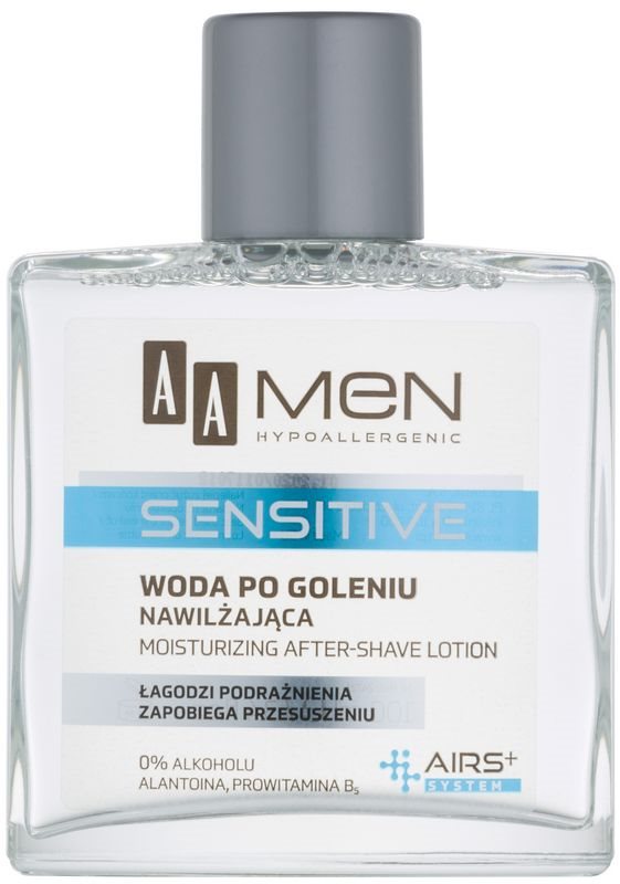 AA Cosmetics Men Sensitive lotion après-rasage effet hydratant
