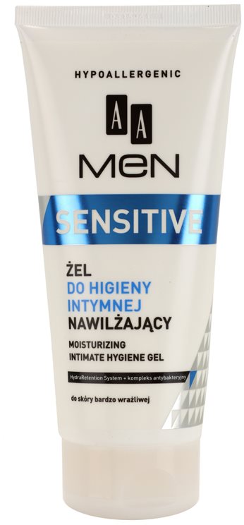AA Cosmetics Men Sensitive Gel für die Intimhygiene mit feuchtigkeitsspendender Wirkung