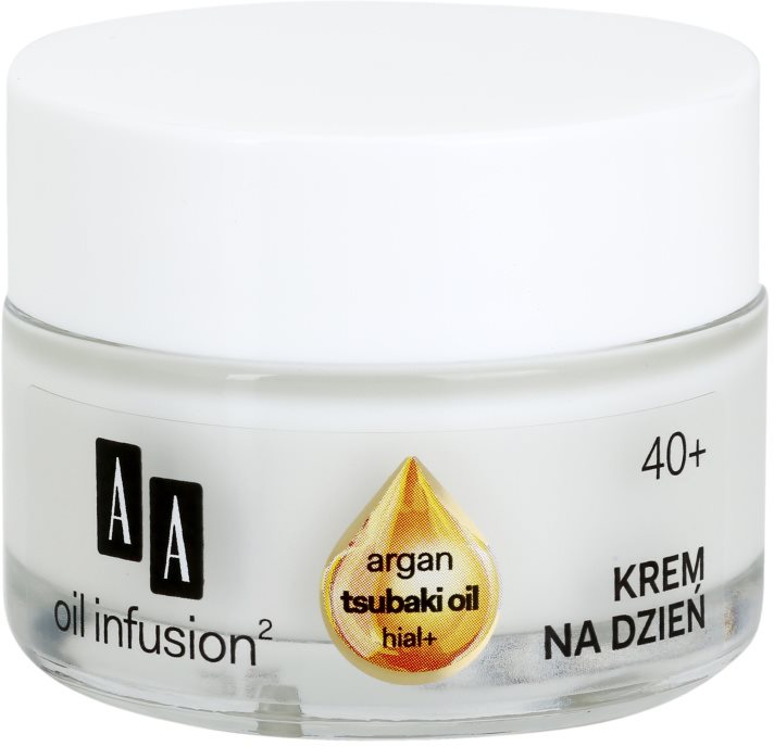 AA Cosmetics Oil Infusion2 Argan Tsubaki 40+ crema giorno rassodante effetto antirughe