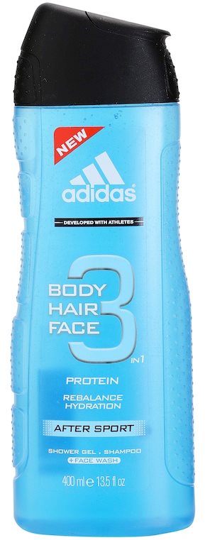 Adidas 3 After Sport gel za tuširanje za muškarce 400 ml