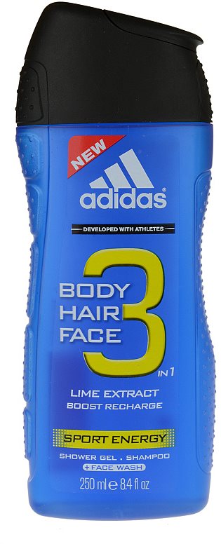 Adidas A3 Sport Energy sprchový gél pre mužov 250 ml