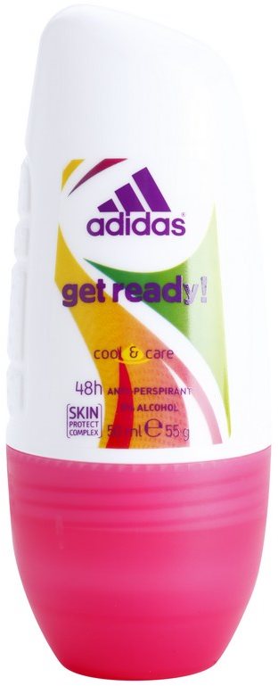 Adidas Get Ready! Deodorant Roll-on for Women 50 ml
