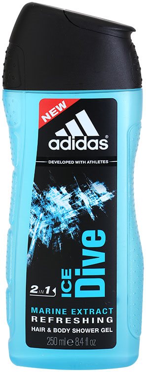 Adidas Ice Dive душ гел за мъже 250 мл.