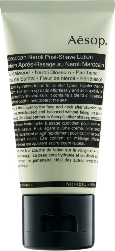 Aēsop Skin Maroccan Neroli nyugtató emulzió borotválkozás után