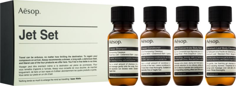 Aēsop Jet Set Reiseset I.