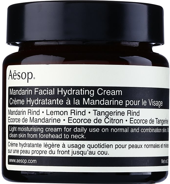 Aēsop Skin Mandarin crème de jour légère hydratante pour peaux normales à mixtes