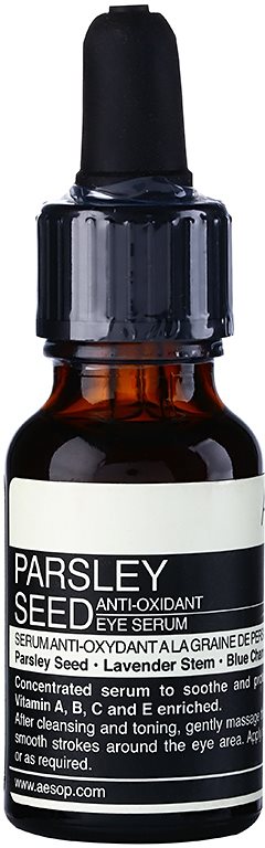 Aēsop Skin Parsley Seed sérum antioxydant contour des yeux