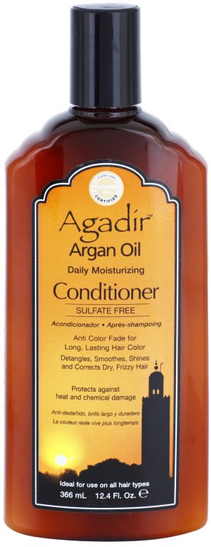 Agadir Daily Moisturzing feuchtigkeitsspendender Conditioner für trockenes und gefärbtes Haar