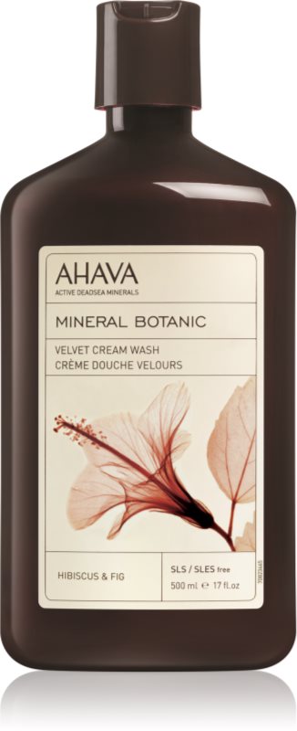 Ahava Mineral Botanic Hibiscus & Fig sametový sprchový krém