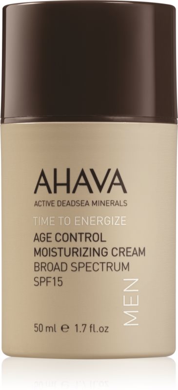 Ahava Time To Energize Men feuchtigkeitsspendende Anti-Aging-Creme LSF 15