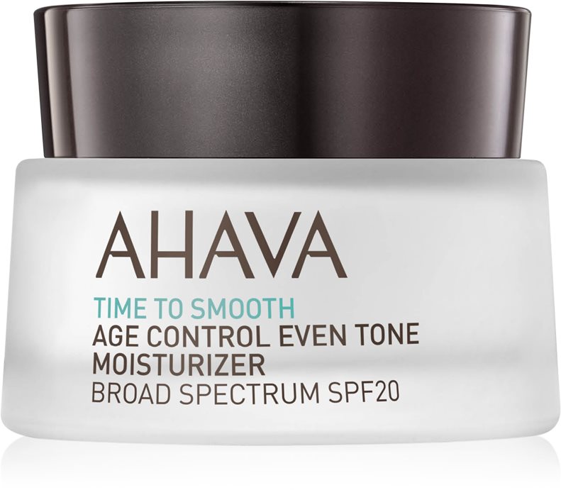 Ahava Time To Smooth feuchtigkeitsspendende Creme für strahlenden Glanz SPF 20