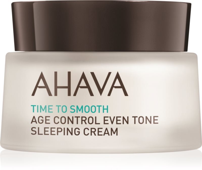 Ahava Time To Smooth posvjetljujuća noćna krema protiv prvih znakova starenja kože