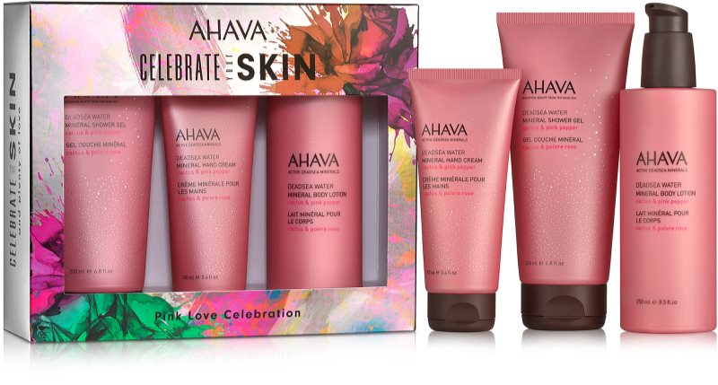 Ahava Dead Sea Water Cactus & Pink Pepper kozmetični set I.