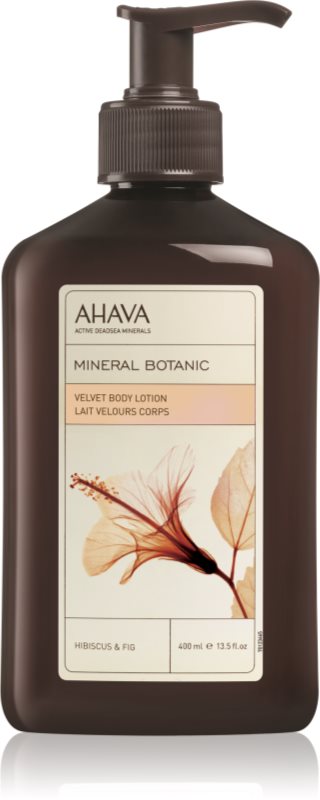 Ahava Mineral Botanic Hibiscus & Fig zamatové telové mlieko