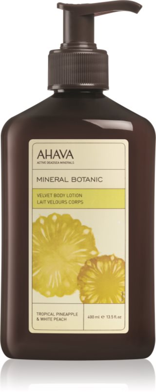 Ahava Mineral Botanic Tropical Pineapple & White Peach Bodylotion mit Samteffekt