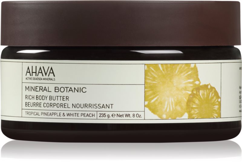 Ahava Mineral Botanic Tropical Pineapple & White Peach nährende Body-Butter