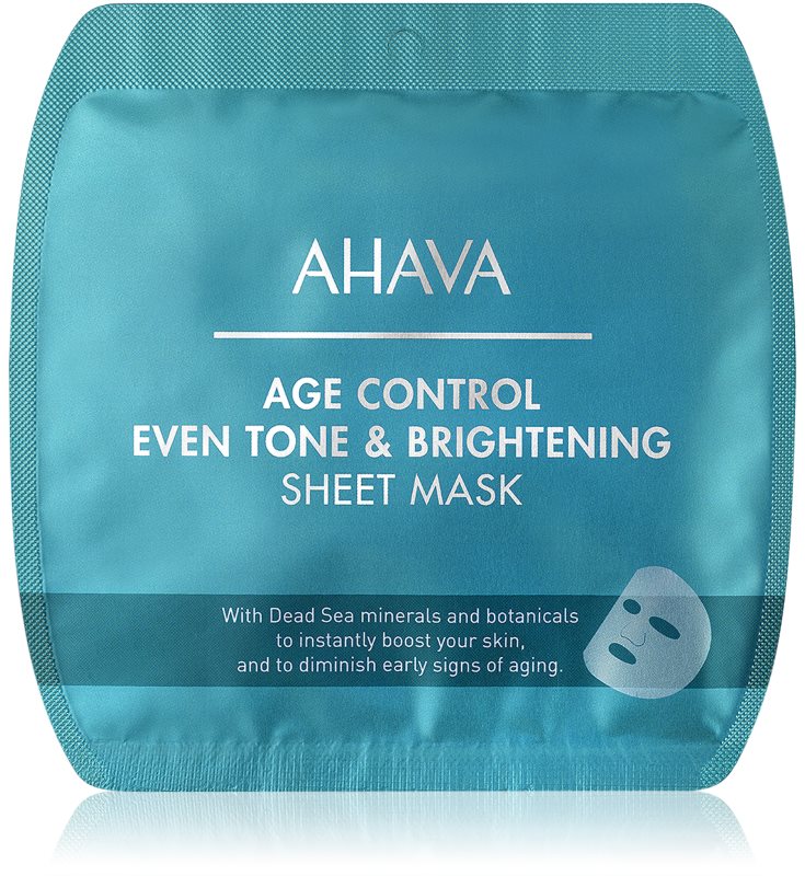 Ahava Time To Smooth Aufhellende Tuchmaske gegen Falten