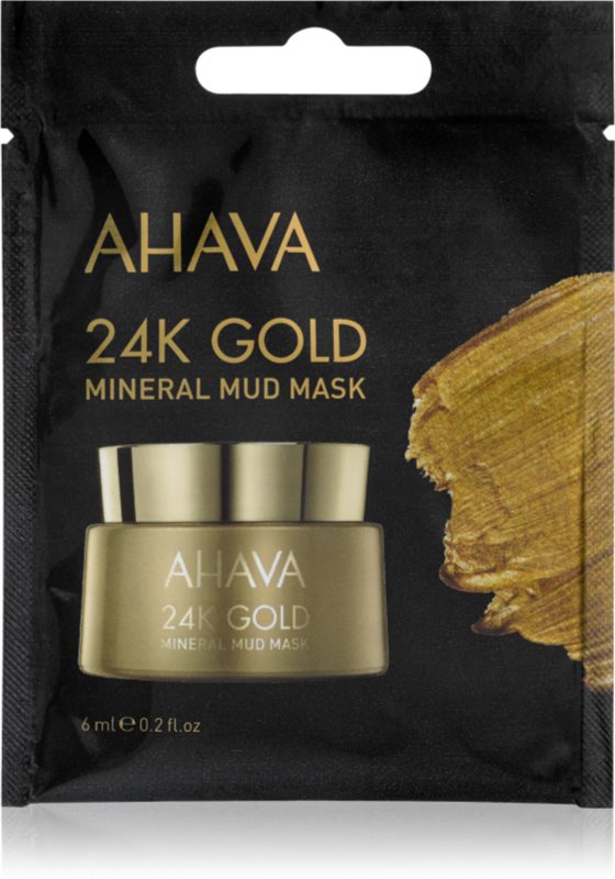 Ahava Mineral Mud 24K Gold mineralna blatna maska z 24-karatnim zlatom