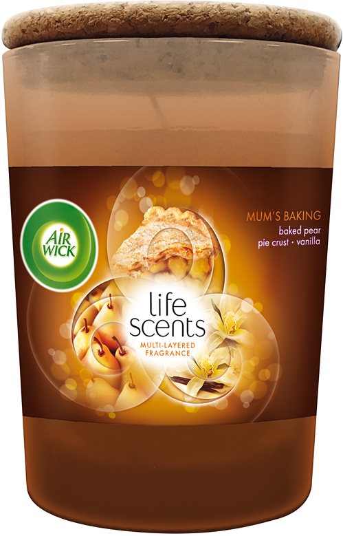 Air Wick Life Scents Mom´s Baking dišeča sveča 185 g