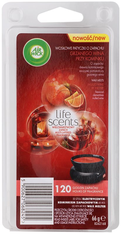 Air Wick Life Scents Mulled Wine by the Fire ceară pentru aromatizator 66 g