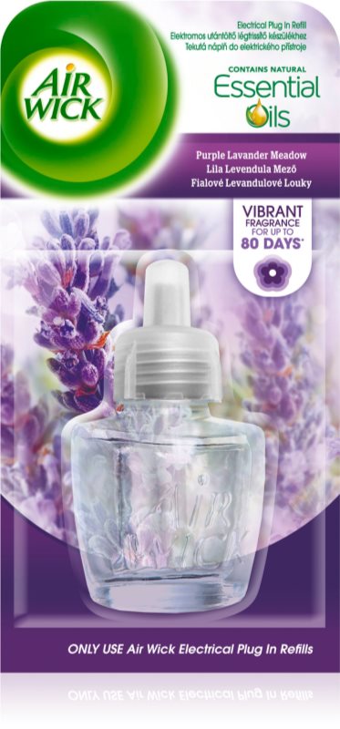 Air Wick Essential Oils Purple Lavander Meadow elektrischer Lufterfrischer 19 ml Ersatzfüllung