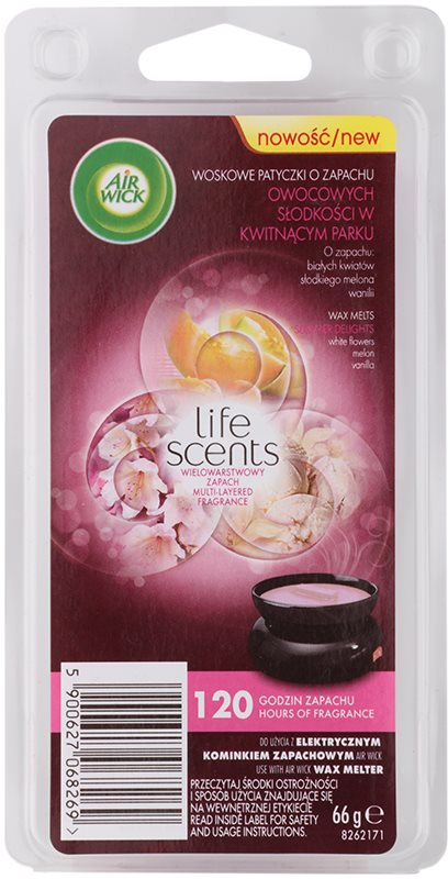 Air Wick Life Scents Summer Delights tartelette en cire 66 g
