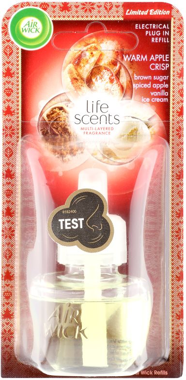 Air Wick Life Scents Warm Apple Crisp ambientador eléctrico 19 ml recarga de recambio