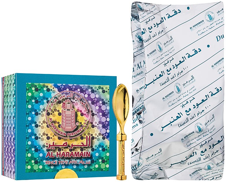 Al Haramain Al Haramain Duggat Al Oudh Ma’Al Amber tamjan 100 g