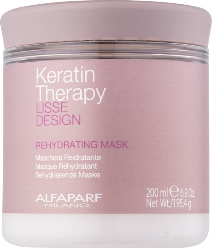 Alfaparf Milano Lisse Design Keratin Therapy Rehydratatie Masker voor Alle Haartypen