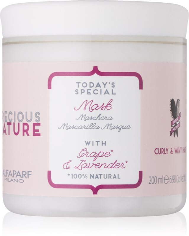 Alfaparf Milano Precious Nature Grape & Lavender masque nourrissant anti-frisottis