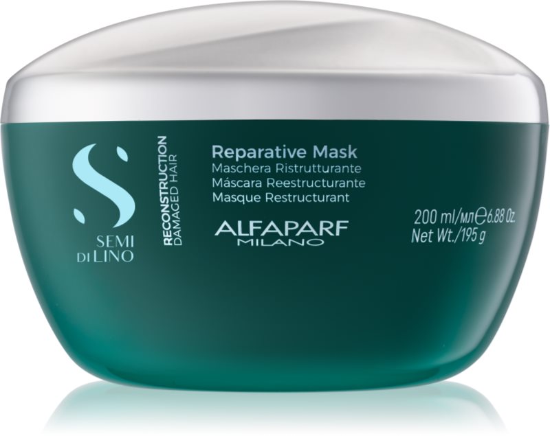 Alfaparf Milano Semi di Lino Reconstruction Reparative Maske für die Haare für beschädigtes Haar