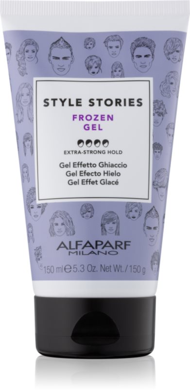 Alfaparf Milano Style Stories The Range Gel hajzselé jeges hatással extra erős fixálás