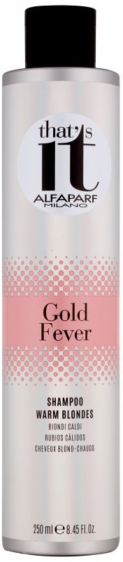 Alfaparf Milano That s it Gold Fever šampon pro teplé odstíny blond