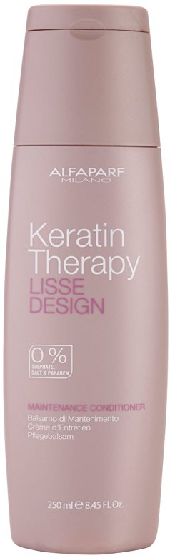 Alfaparf Milano Lisse Design Keratin Therapy vyživujúci kondicionér bez sulfátov a parabénov