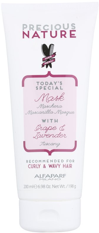 Alfaparf Milano Precious Nature Grape & Lavender masque nourrissant anti-frisottis