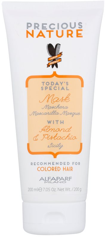 Alfaparf Milano Precious Nature Almond & Pistachio Maske zum Schutz der Farbe