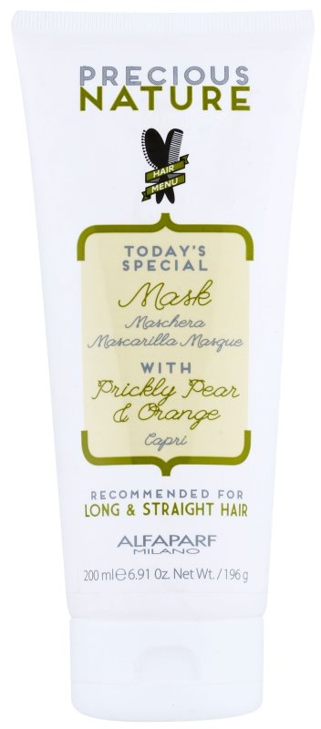 Alfaparf Milano Precious Nature Prickly Pear & Orange розгладжуюча маска проти розпушування