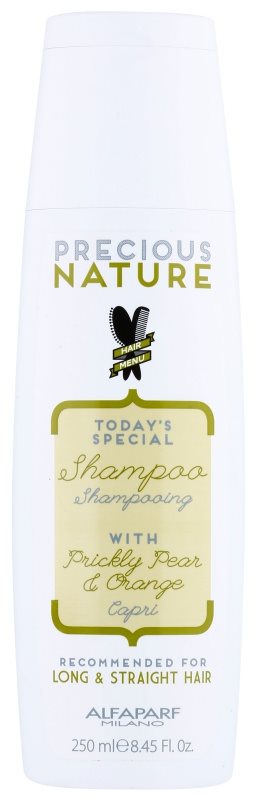 Alfaparf Milano Precious Nature Prickly Pear & Orange kisimító sampon hajra