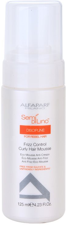 Alfaparf Milano Semi di Lino Discipline pěna pro nepoddajné a krepatějící se vlasy