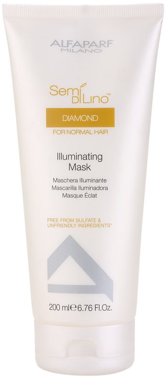 Alfaparf Milano Semi di Lino Diamond Illuminating Masker voor Glanzend en Zacht Haar