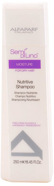 Alfaparf Milano Semi di Lino Moisture Shampoo mit ernährender Wirkung für trockenes Haar
