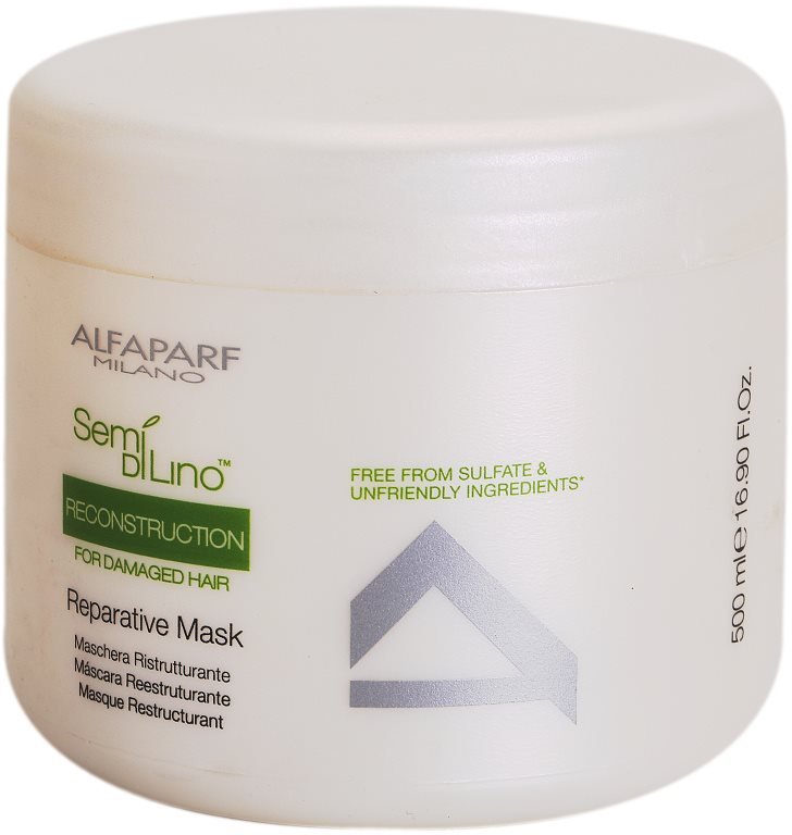 Alfaparf Milano Semi di Lino Reconstruction for Damaged Hair regenererende sheet mask voor Beschadigd Haar