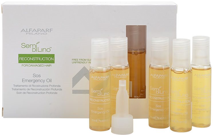 Alfaparf Milano Semi di Lino Reconstruction for Damaged Hair ulei pentru regenerare pentru par deteriorat