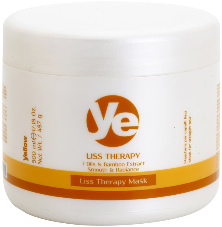 Alfaparf Milano Yellow Liss Therapy glättende Maske für chemisch behandeltes Haar