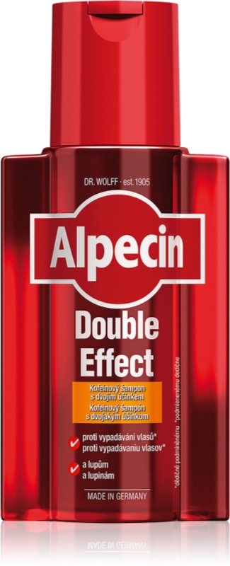 Alpecin Double Effect Koffein Shampoo für Männer gegen Schuppen und Haarausfall